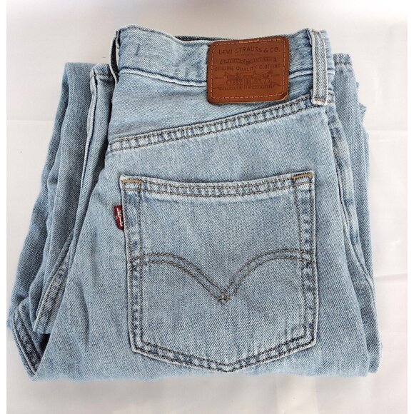 Levi Light Wash High Loose Baggy Jeans Size 27 - Picture 9 of 14